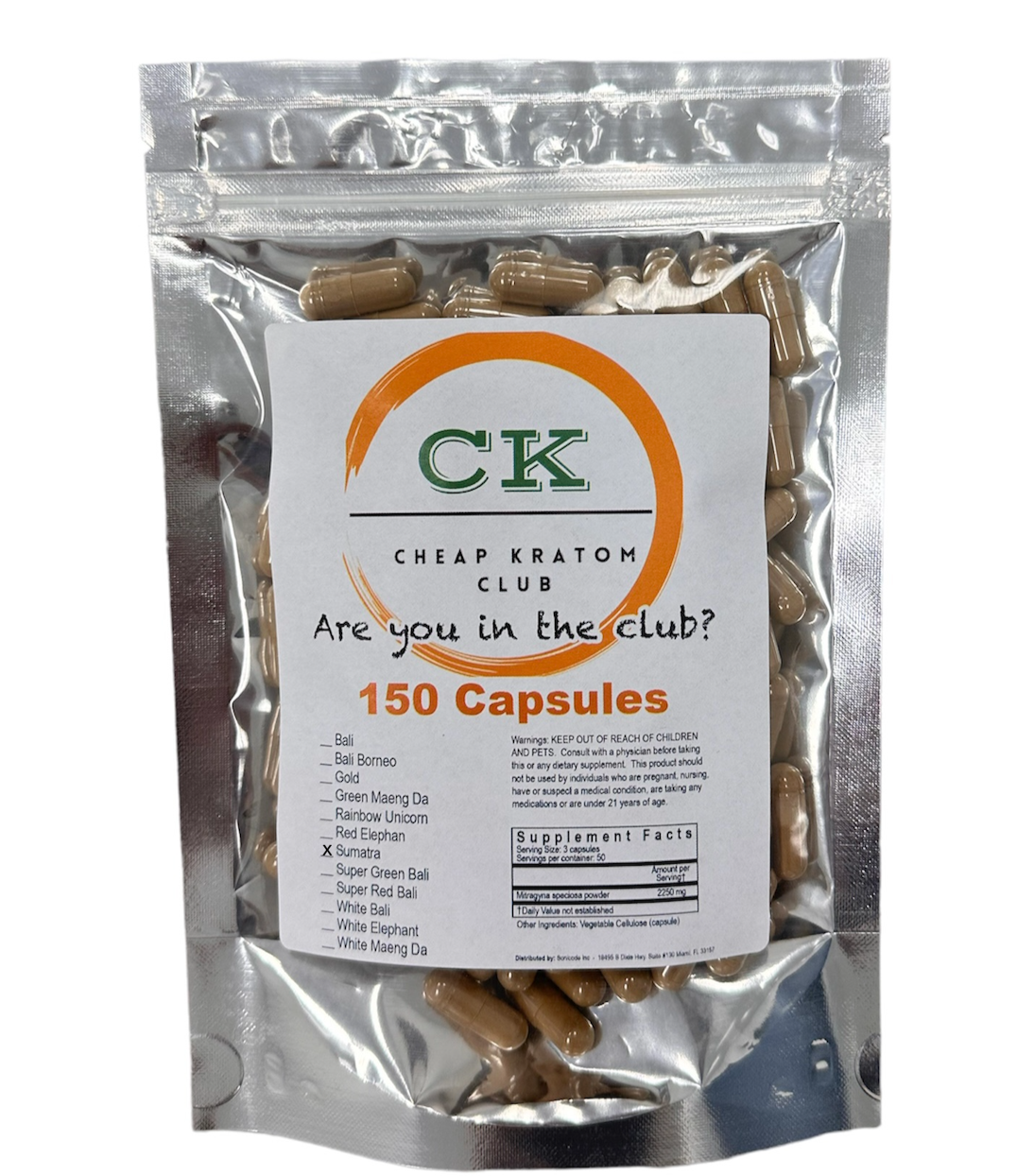 Sumatra Kratom Capsules